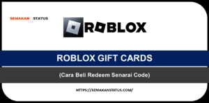 ROBLOX GIFT CARDS