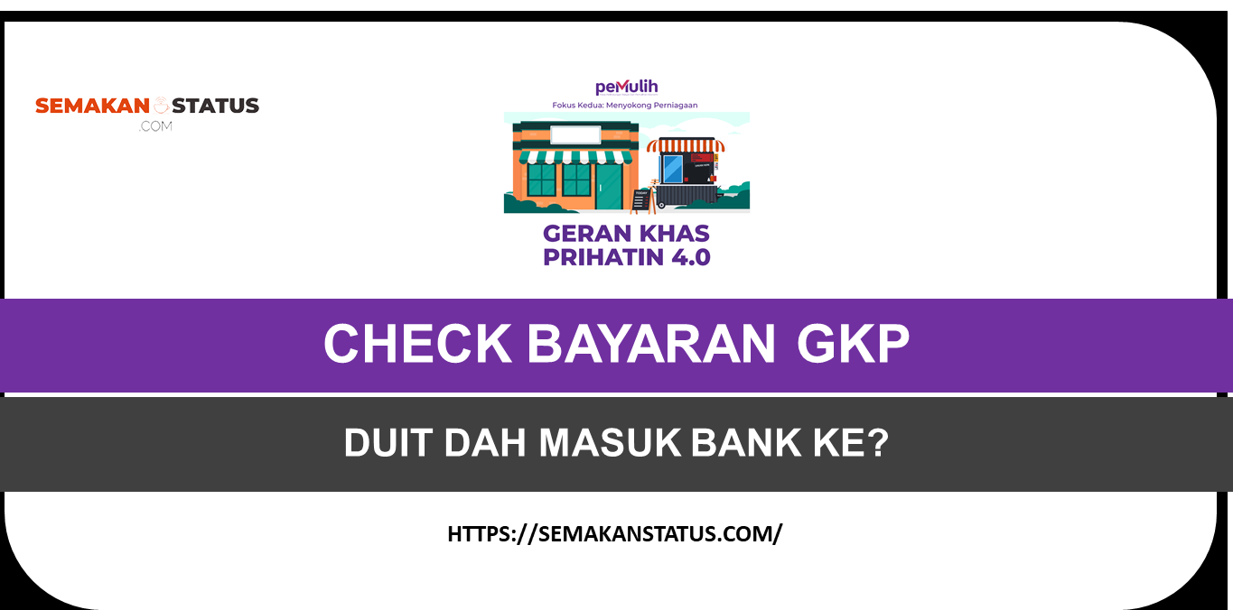 CHECK BAYARAN GKP 3.0 FASA 1 RM1000DUIT DAH MASUK BANK KE