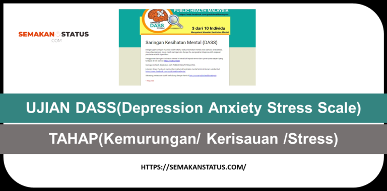 UJIAN DASS(Depression Anxiety Stress Scale)