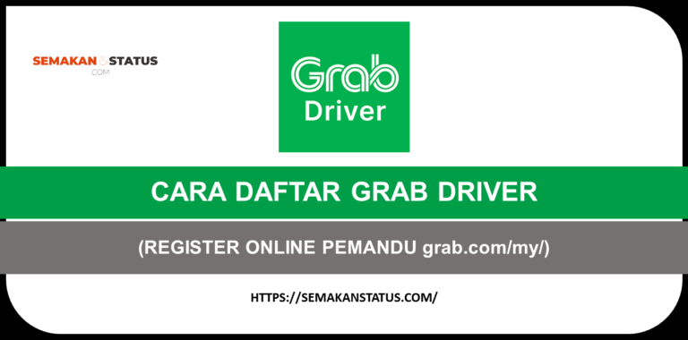 CARA DAFTAR GRAB DRIVER(REGISTER ONLINE PEMANDU grab.commy)