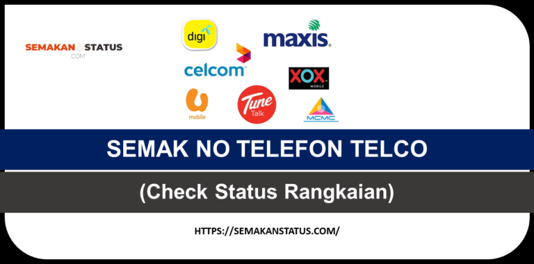 CARA SEMAK NO TELEFON TELCO MALAYSIA(Check Status Rangkaian)
