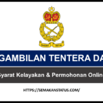 PENGAMBILAN TENTERA DARAT