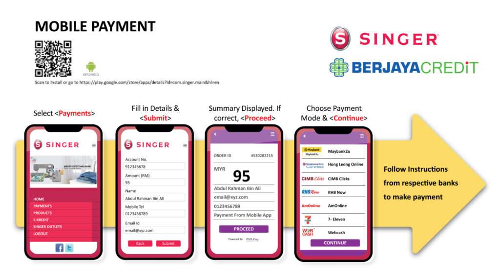 Cara Bayar Hutang Singer APP