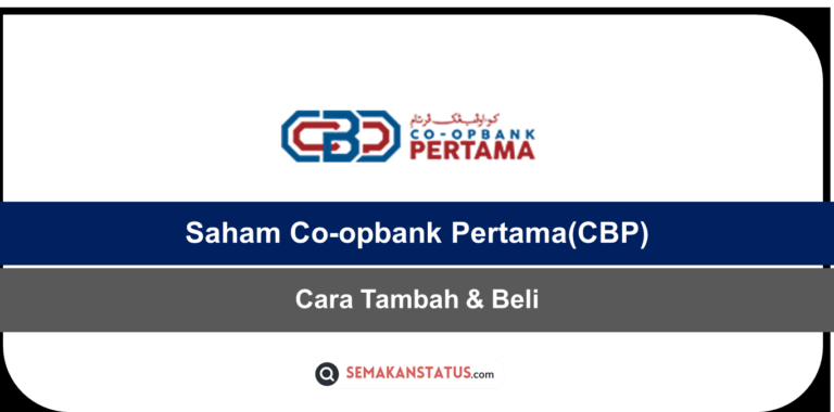 Cara Tambah Saham Co-opbank Pertama (CBP) Online Guna JomPAY