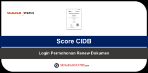 Score CIDB